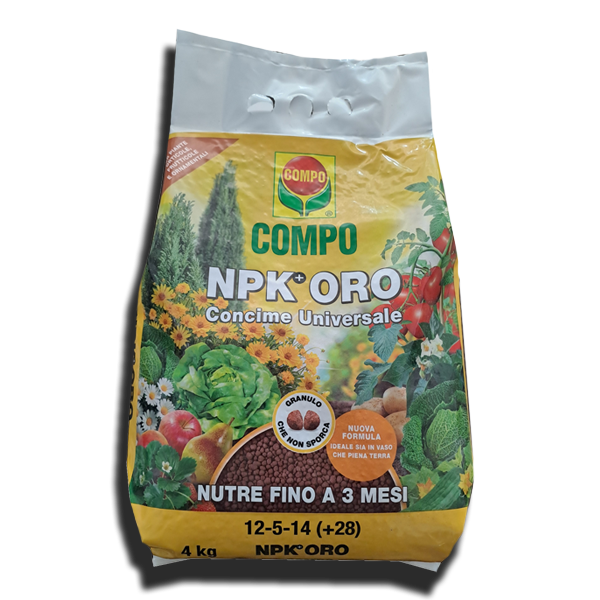 compo npk Concime Universale Oro 4 Kg Compo – Felice Natura