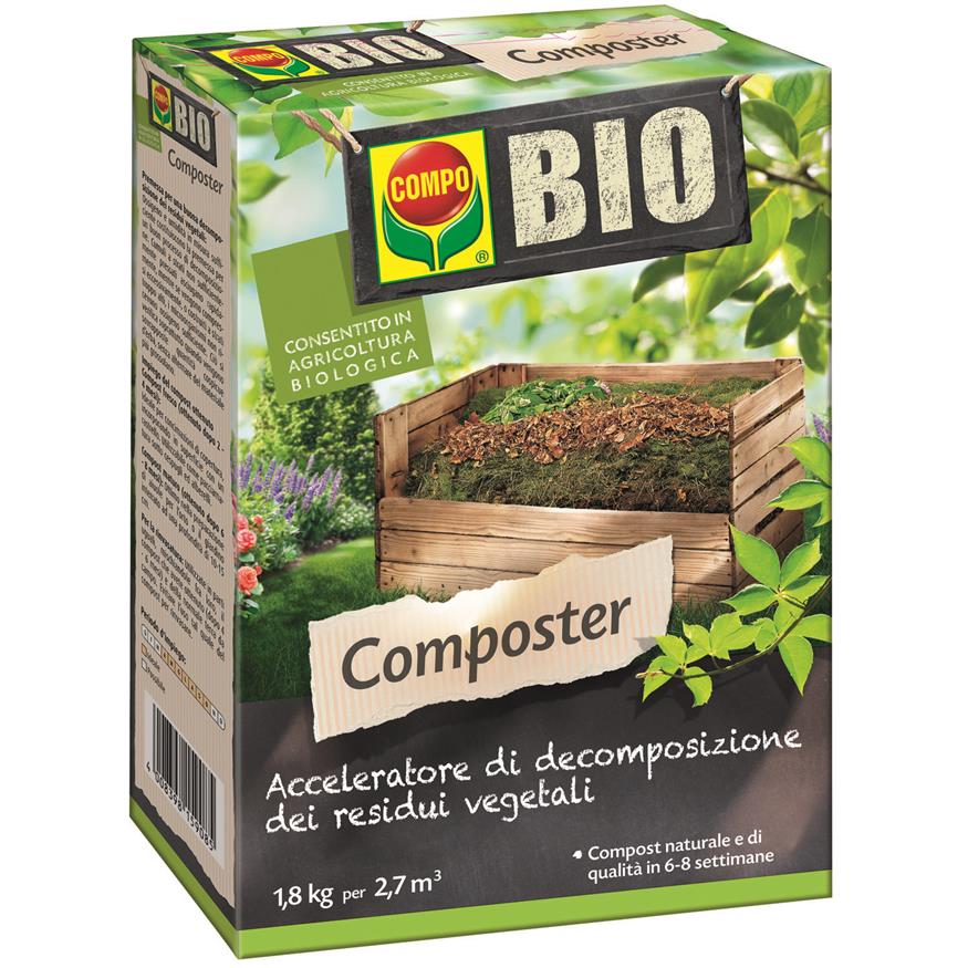 Compo Bio Composter Acceleratore di Decomposizione con Guano 1,8 kg