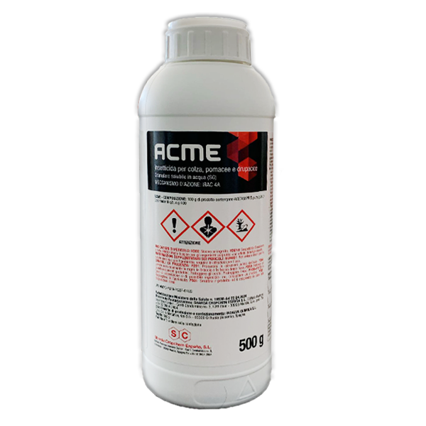 Acme Acetamiprid insetticida 500g Sharda 