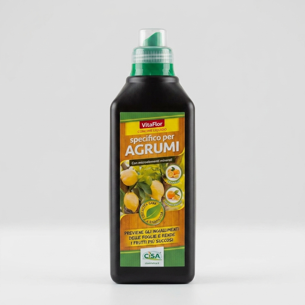VitaFlor Specifico per Agrumi - Concime Liquido NPK con Microelementi 1 kg