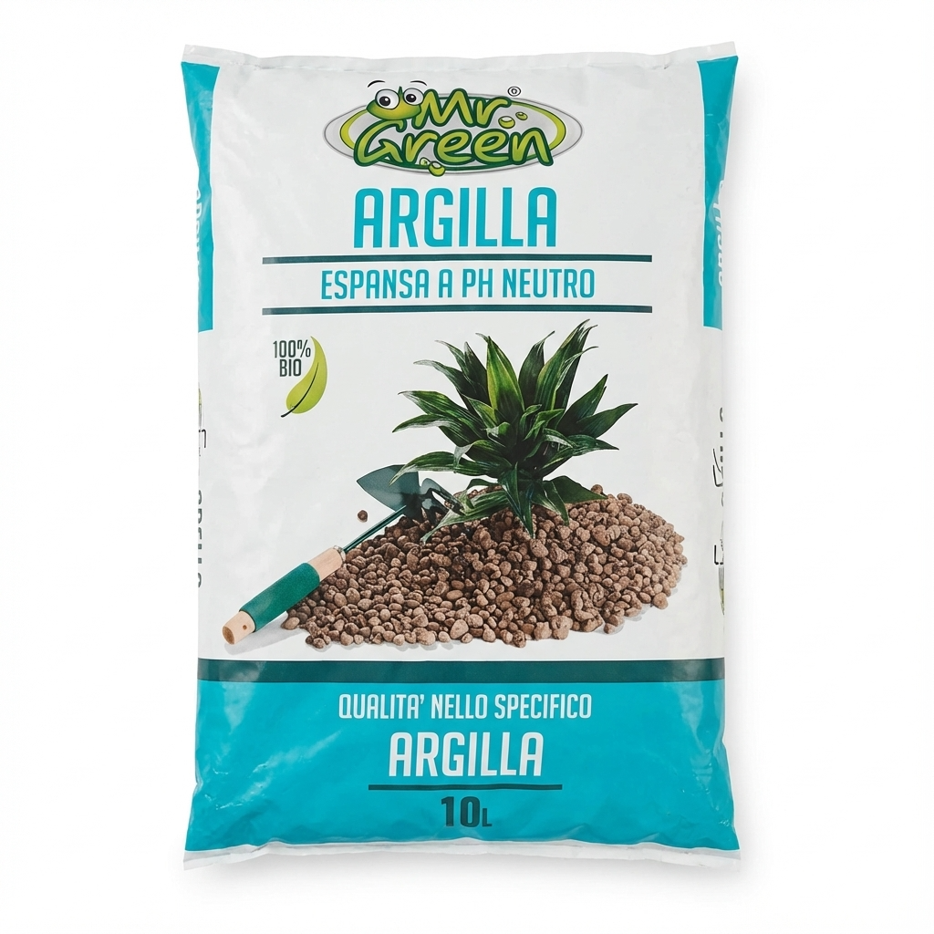 Argilla Espansa a pH Neutro 10 Litri Mr.Green