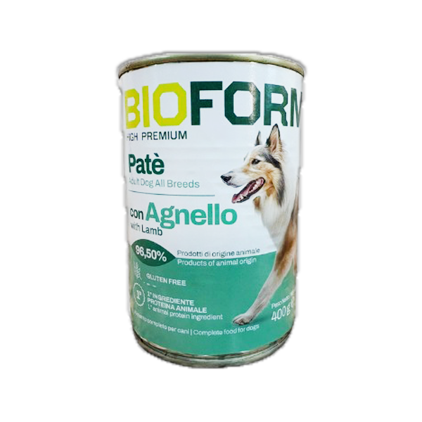 Bioform Patè Per Cani Gusti vari da  400gr