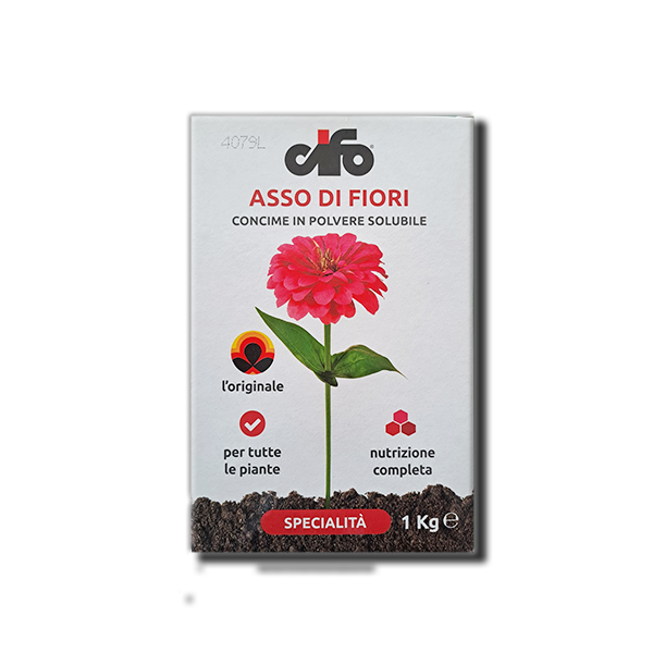 Asso di Fiori CIFO 1 KG: Il Concime Ideale per Piante Rigogliose e Fioriture Straordinarie"