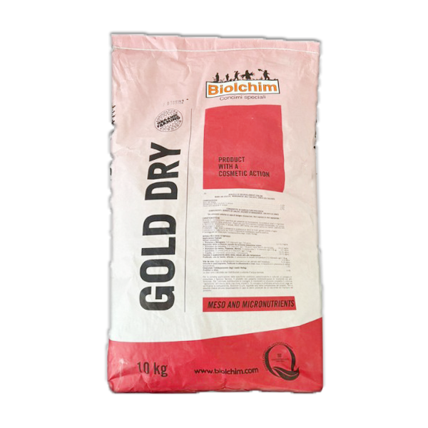 GOLD DRY Concime Caolino Boro Manganese e Zinco 10 Kg Biolchim