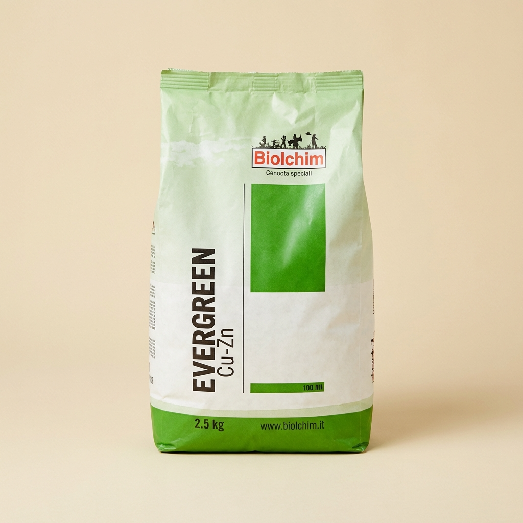 Evergreen Cu Zn x 2,5 Kg - alta concentrazione di Rame - Zinco - Boro - acido citrico