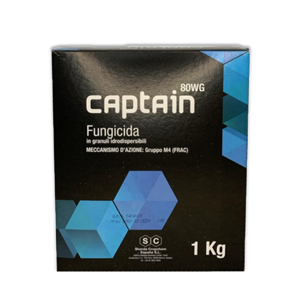 Fungicida Captain 80 Wg 1 Kg