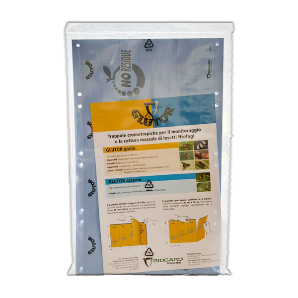 Glutor Blu Trappola cromotropica per insetti fitofagi 20 Pz Biogad