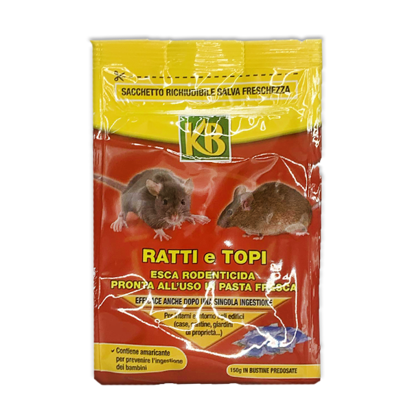 Esca Topicida Pronta All'uso in Pasta Fresca 150g KB