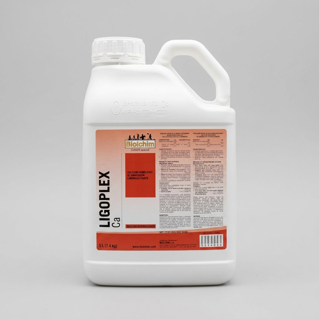Ligoplex Ca Biolchim - Concime al Calcio Complessato con LSA 5 Litri