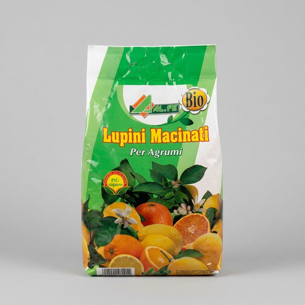 LUPINI MACINATI Concime per limoni e piante acidofile 5 KG Al Fe