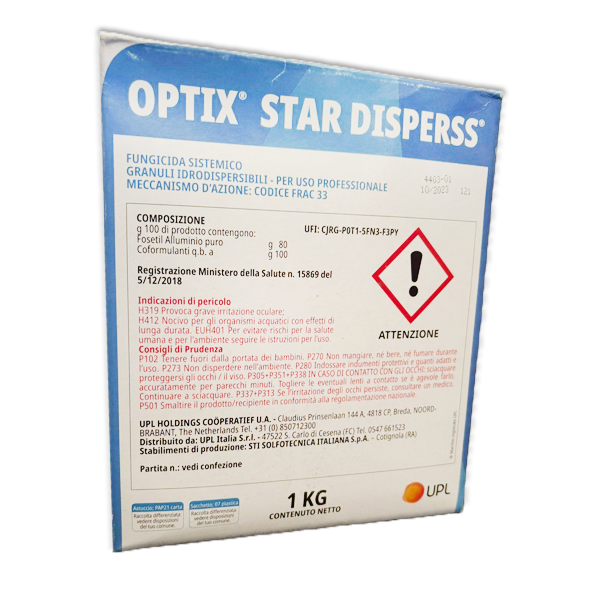 Optix Star Disperss Fosetil D'alluminio 1 Kg Upl