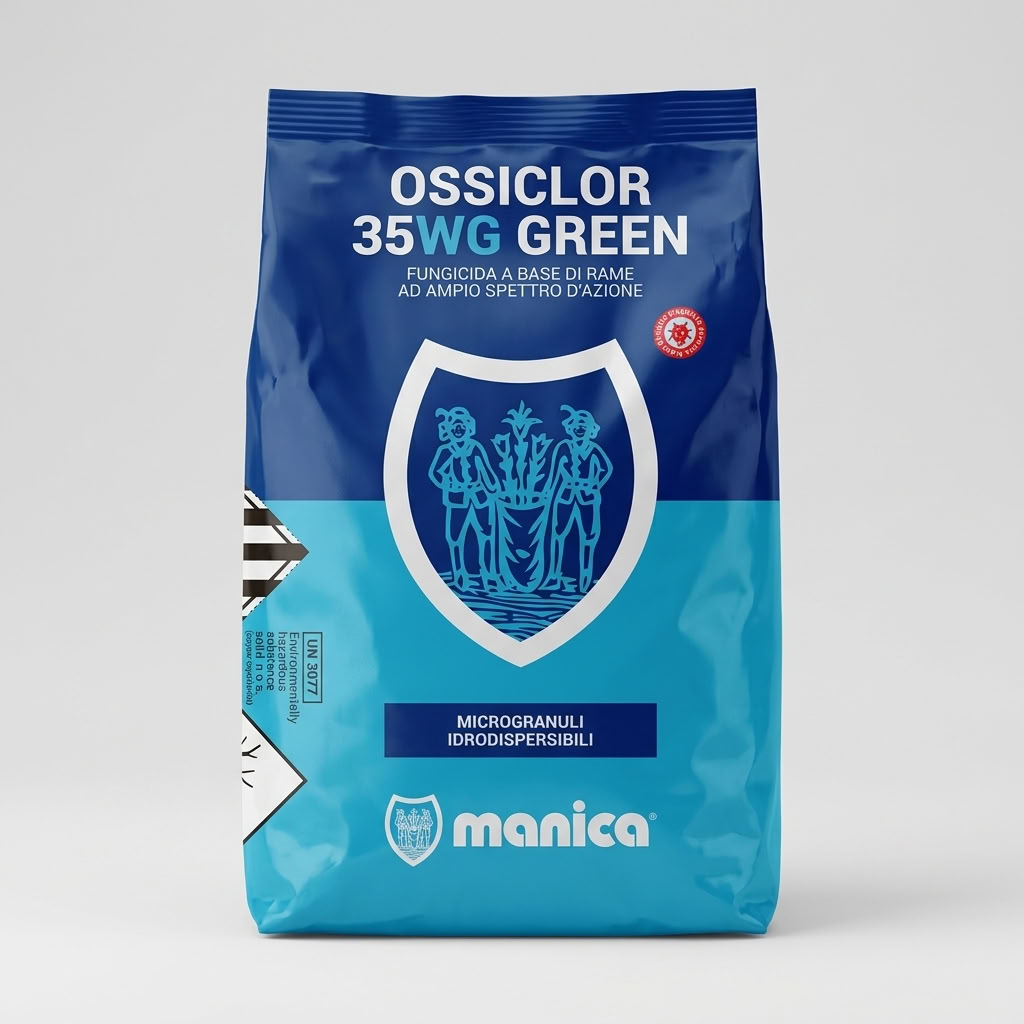 Ossiclor 35 WG Green - Fungicida a Base di Rame 10 kg Manica