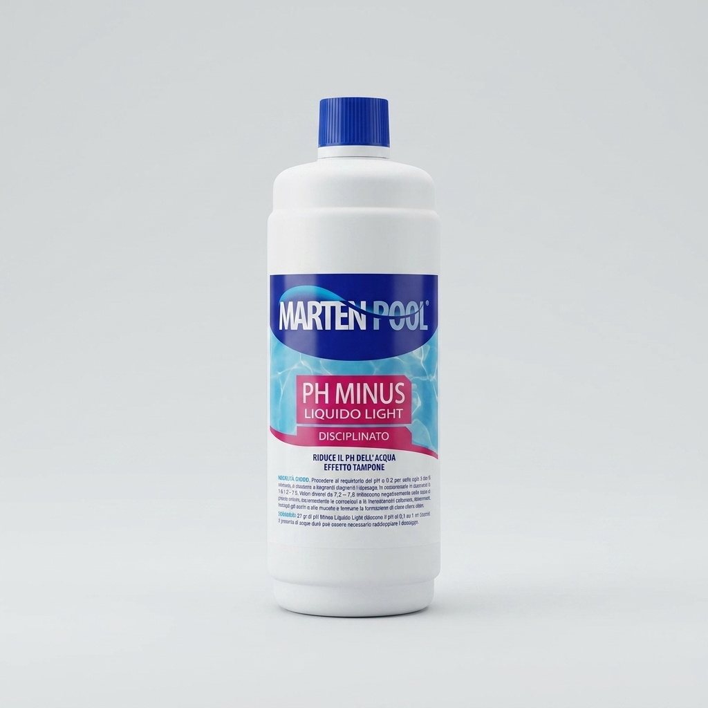Correttore pH Minus Liquido per Piscine 1 kg - Marten Pool
