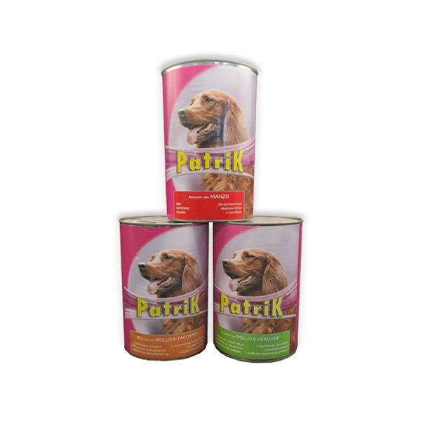 Patrik Bocconcini Per Cani Gusti vari da  405 Gr