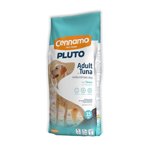 Pluto Dog Adult Crocchette  per Cani con Tonno 15 Kg