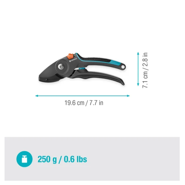PremiumCut Pro Forbici a Incudine per Rami Secchi fino a 24 mm GARDENA