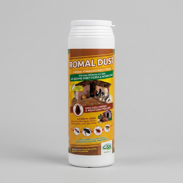 ROMAL DUST - Polvere Insetticida Acaricida Antiformiche 500 gr