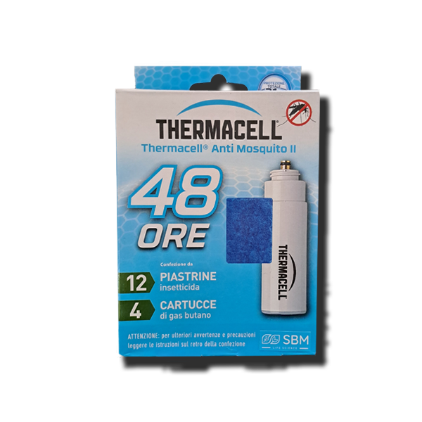 Ricarica 48H Thermacell Piastrine + Cartucce gas