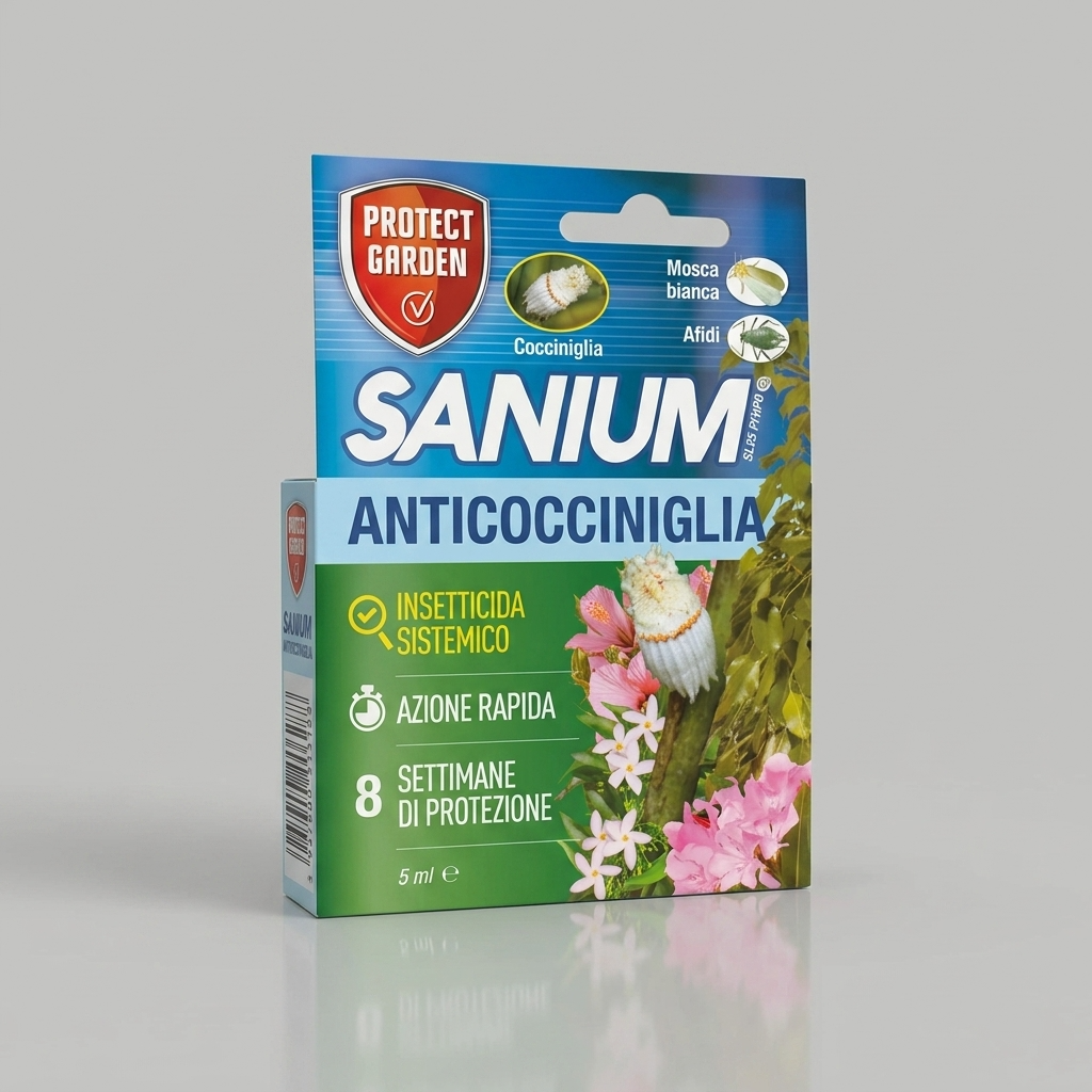 Sanium Anticocciniglia - Insetticida Sistemico Concentrato 5 ml Protect Garden