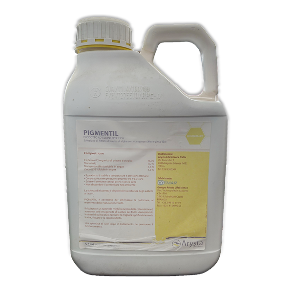 Pigmentil  Miglioramento Colorazione e calibro dei frutti 5 LT Arysta