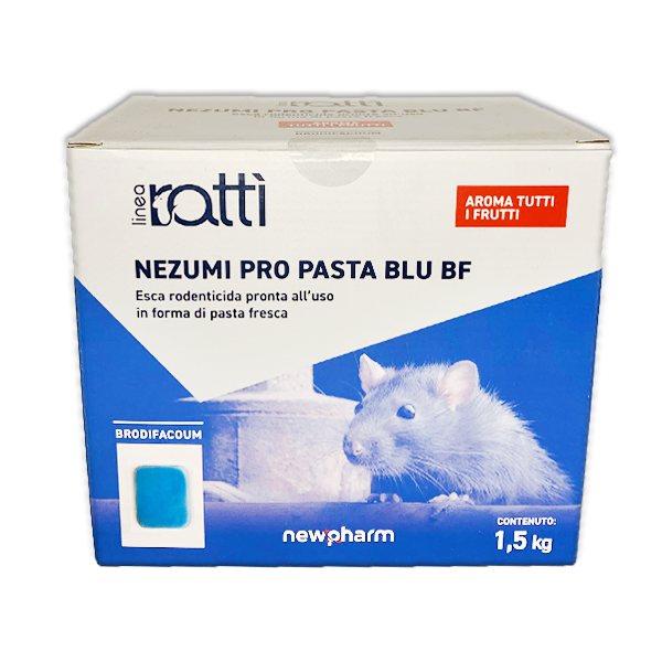 Esca Topicida Pronta All'uso in Pasta Fresca 1,5 Kg Newpharm