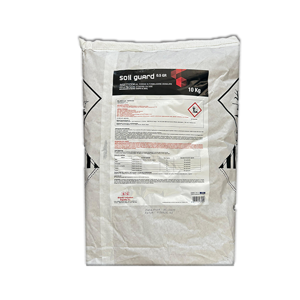 Soil Guard 0,5 Gr Geoinsetticida Terricolo granulare 10 Kg Sharda