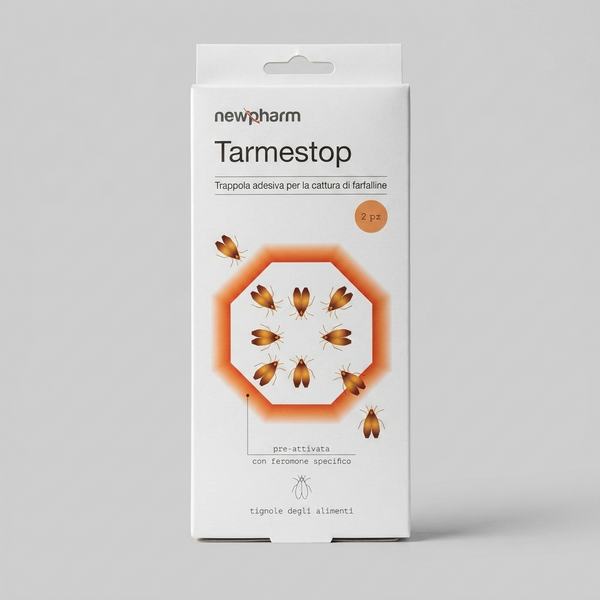 Tarmestop Trappola Adesiva per Tarme e Tignole degli Alimenti Newpharm
