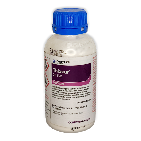 Thiocur 20 EW Fungicida Sistemico Contro oidio 500 ml Corteva