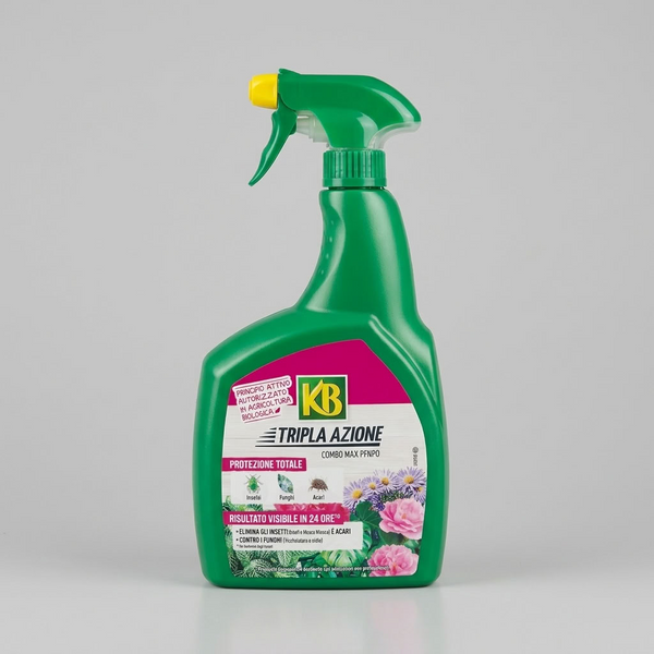 Tripla Azione Combo Max PFnPO Insetticida Acaricida Fungicida Pronto Uso 800 ml KB