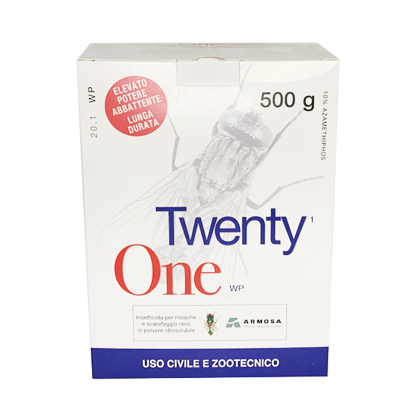 Twenty One WP  Insetticida Idrosolubile Per Mosche  e Scarafaggi
