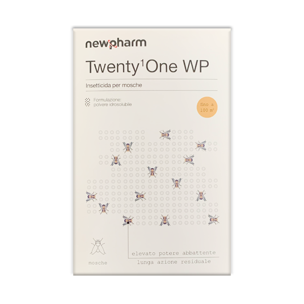 Twenty One WP  Insetticida Idrosolubile Per Mosche  e Scarafaggi 125G  Armosa