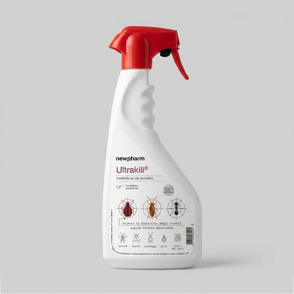 ULTRAKILL Insetticida Spray Pronto Uso 750ml Newpharm
