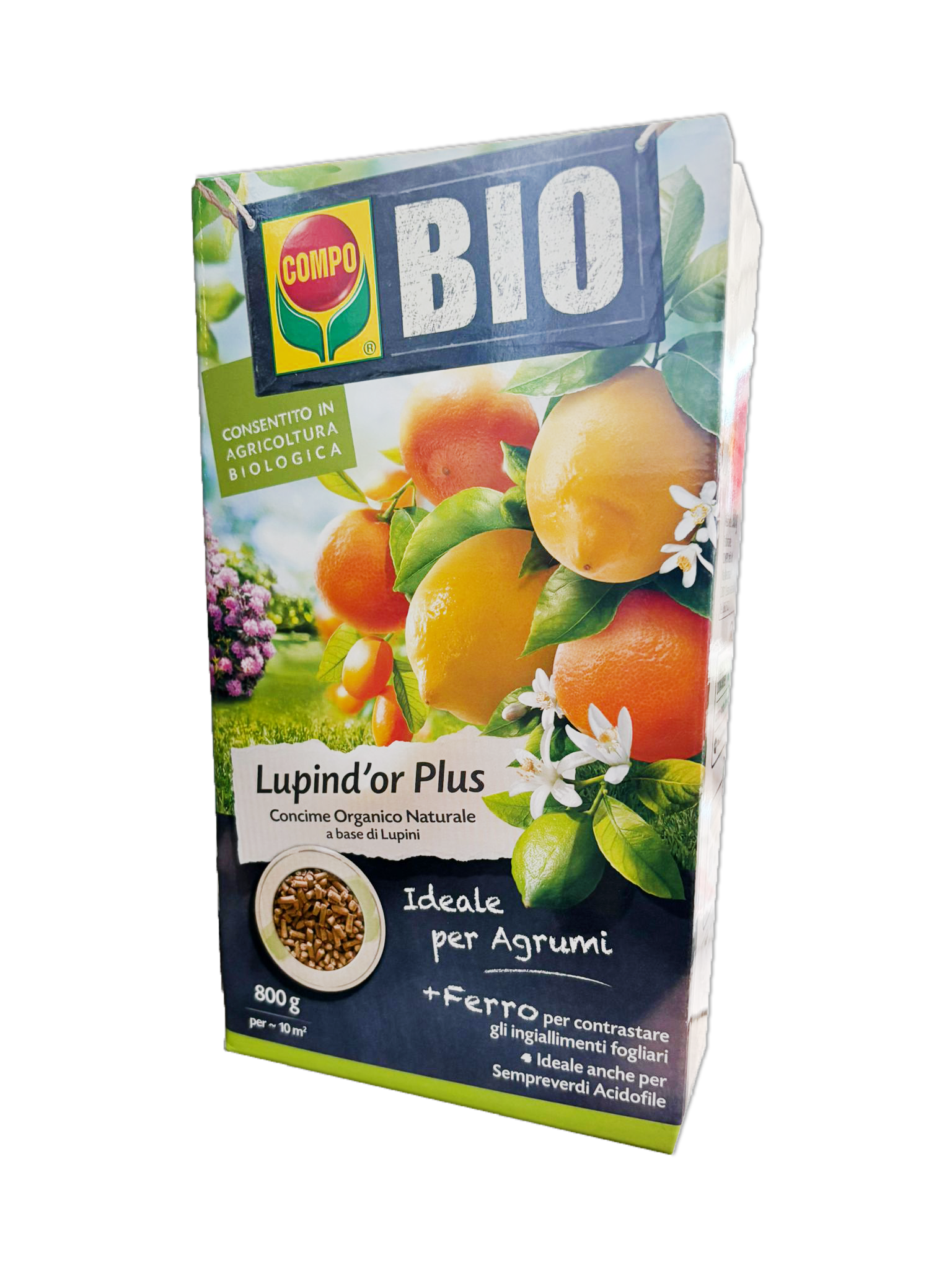 Concime Organico Ideale per Agrumi Lupind'Or Bio 800g Compo
