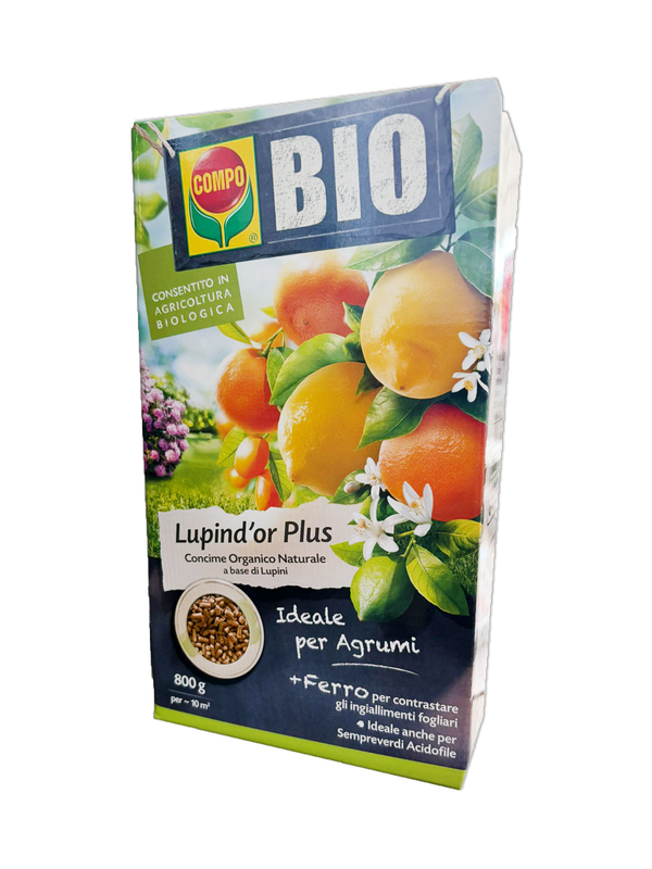 Concime Organico Ideale per Agrumi Lupind'Or Bio 800g Compo