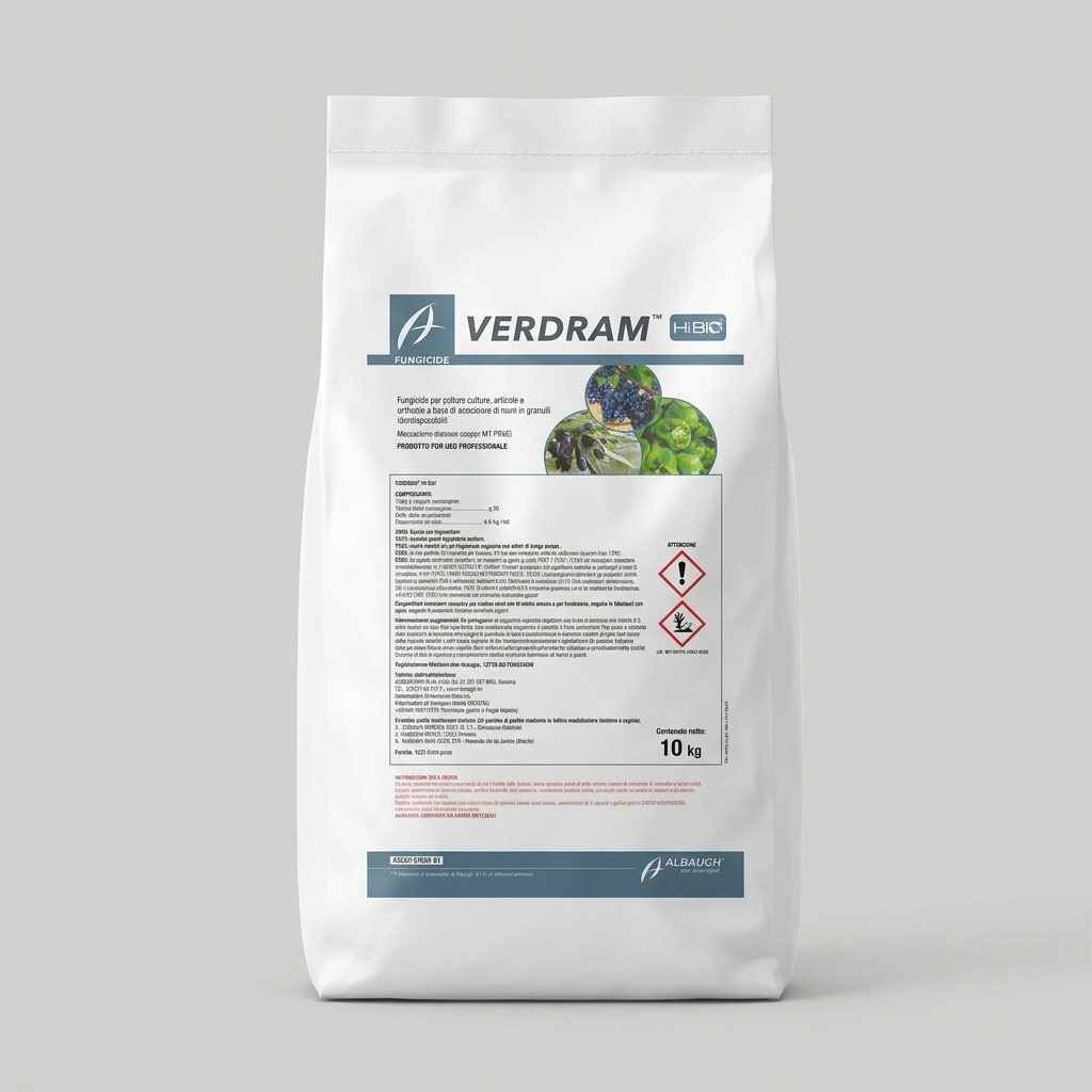 Verdram HiBio - Fungicida a Base di Rame Ossicloruro 10 kg Albaugh