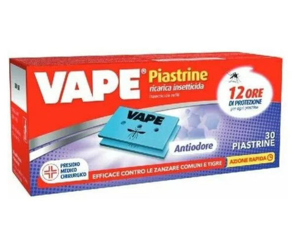 Ricarica 12H 30 Piastrine Antizanzare Vape