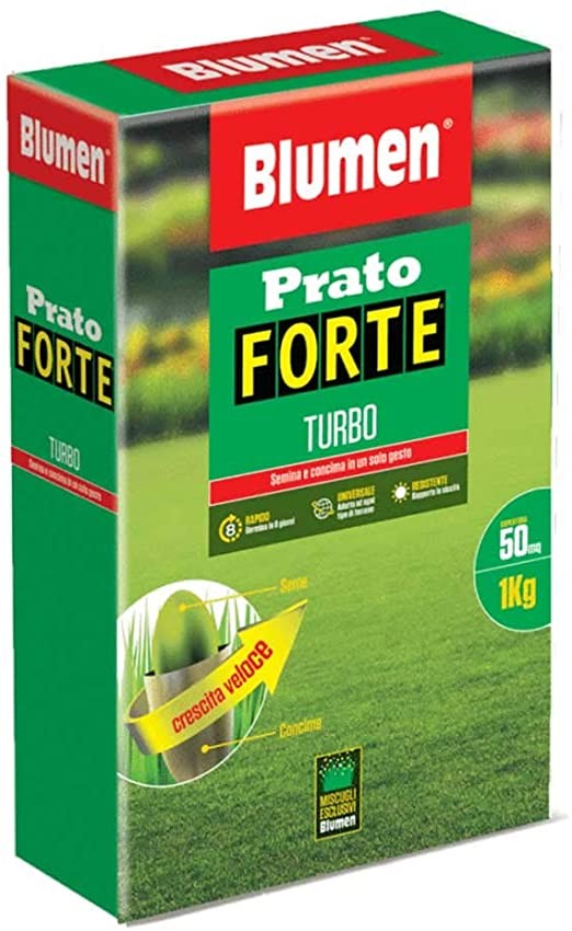 Blumen - Prato - Forte - Turbo - 50 mq - Crescita - Veloce - 1 Kg