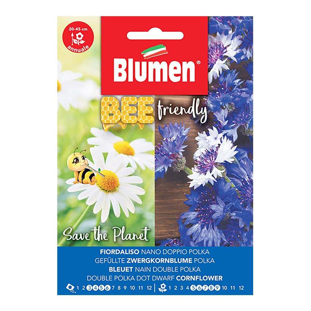 Blumen - Semi - Bee - Friendly - Fiordaliso - Nano - Doppio - Polka - Busta