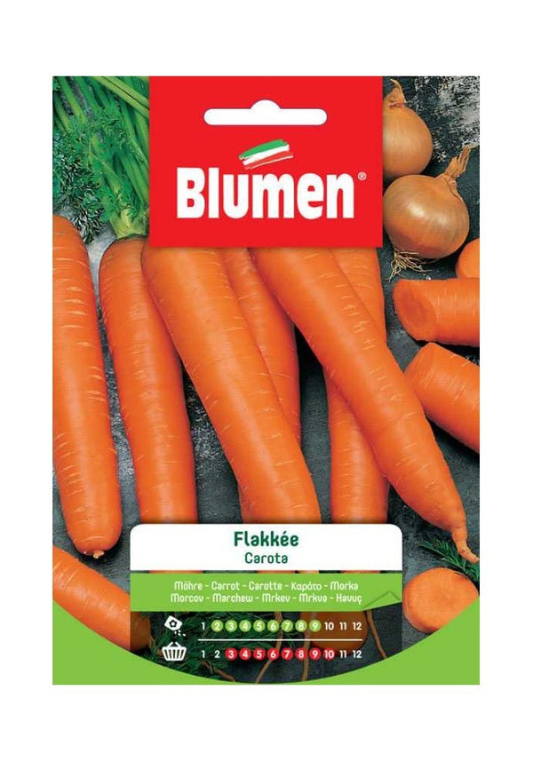 Semi Carota Flakèe Blumen