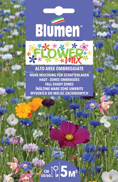 Blumen - Semi - Flower - Mix - Alto - Aree - Ombreggiate - Busta