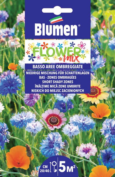 Blumen - Semi - Flower - Mix - Basso - Aree - Ombreggiate - Busta