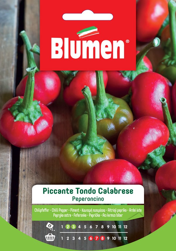 Blumen - Semi - Peperoncino - Tondo - Calabrese - Busta