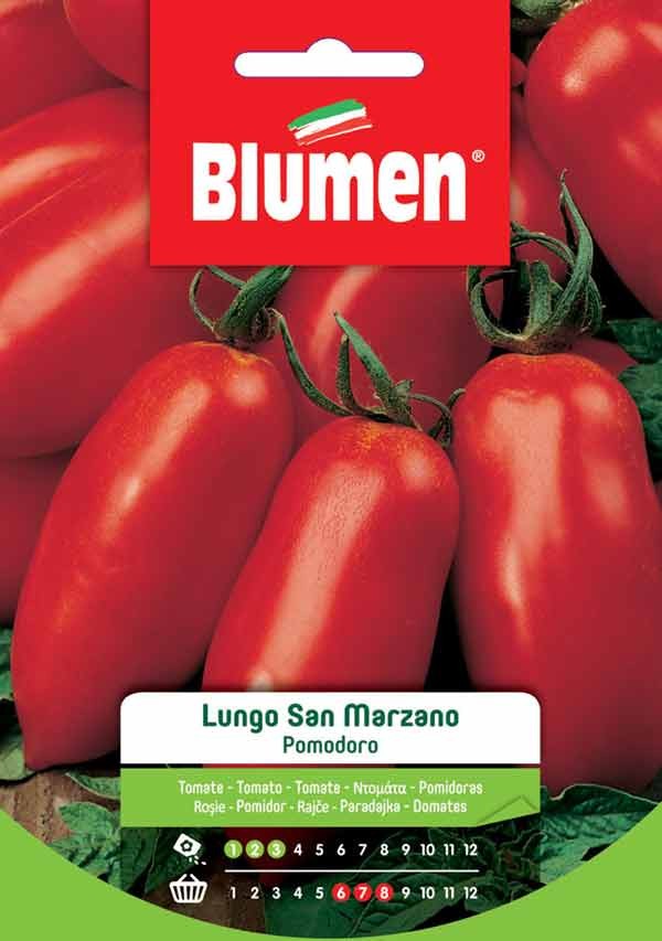 Blumen - Semi - Pomodoro - Lungo - San - Marzano - Busta