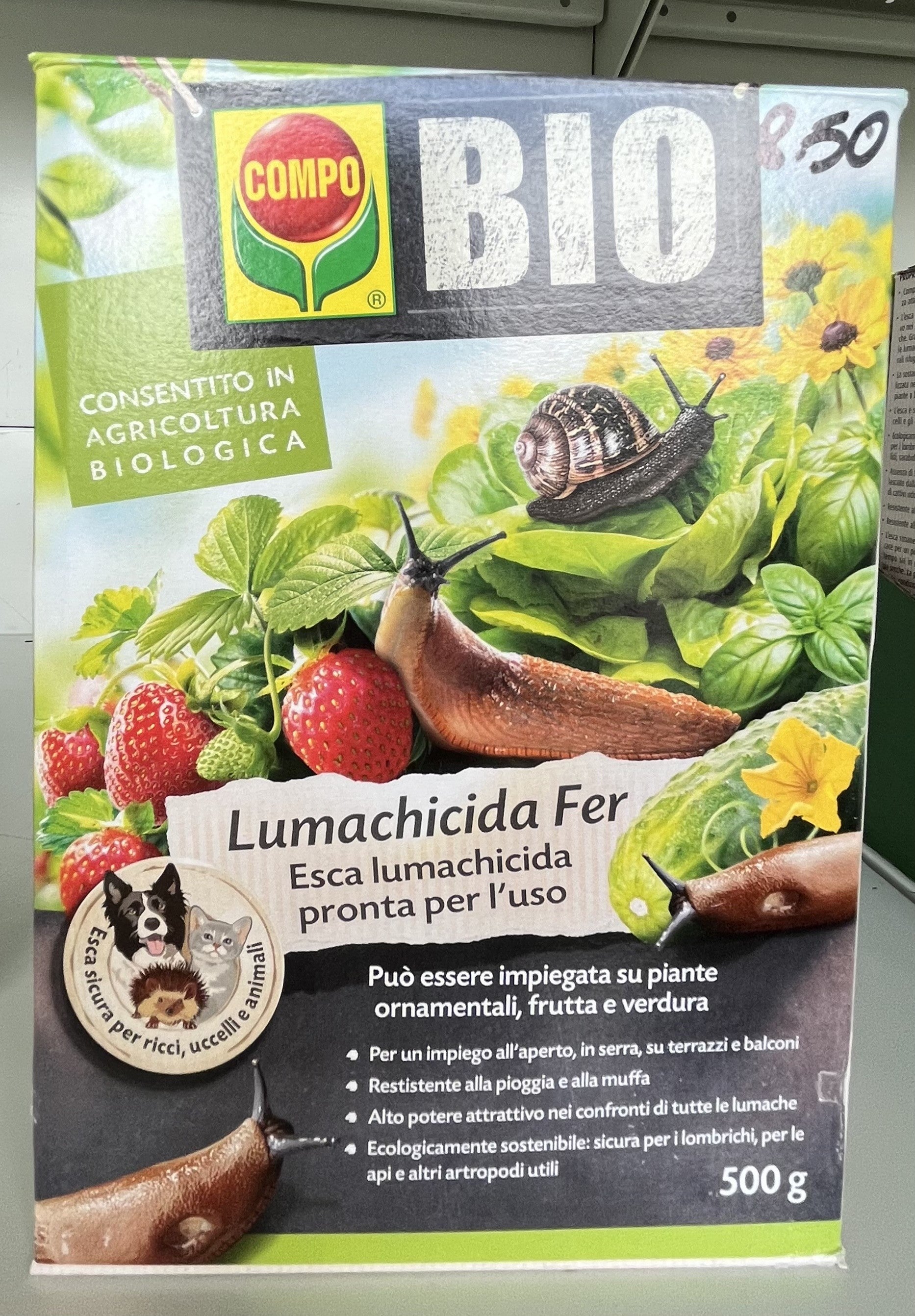 Compo - Bio - Lumachicida - Fer - Esca - Pronto - Uso - 500 Gr