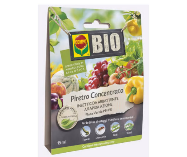 Insetticida piretro concentrato BIO 15 ml Compo
