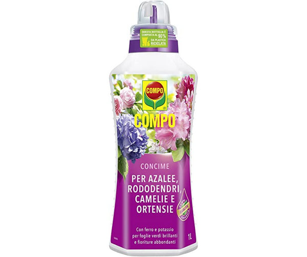 Compo - Concime - Azalee - Rododendri - Camelie - Ortensie - 1 Lt