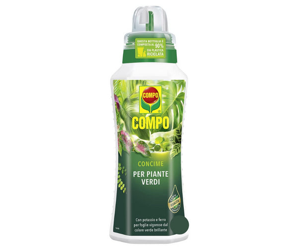 Compo - Concime - Piante - Verdi - 1 Lt - Minerale - Alto - Tenore - Azoto - Ferro