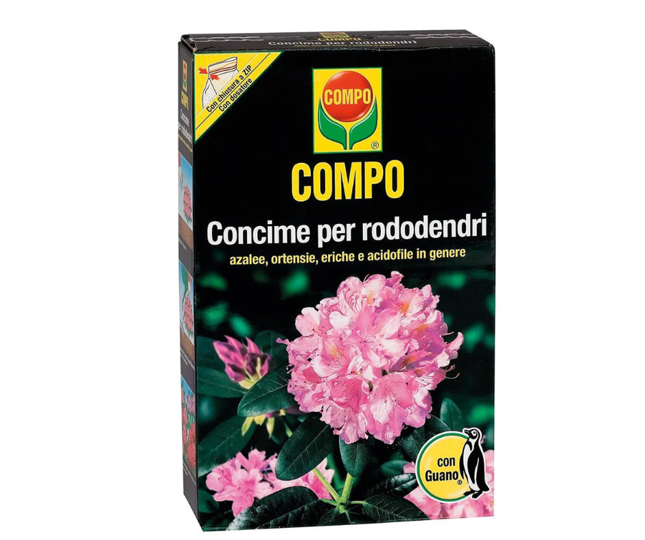 Compo - Concime - Rododendri - Azalee - Ortensie - Eriche - Acidofile - Guano - 1 Kg
