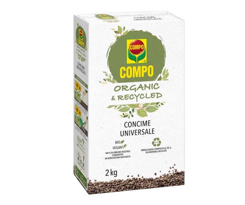 Compo - Organic - & - Recycled - 2 Kg - Concime - Universale - Bio - Vegan