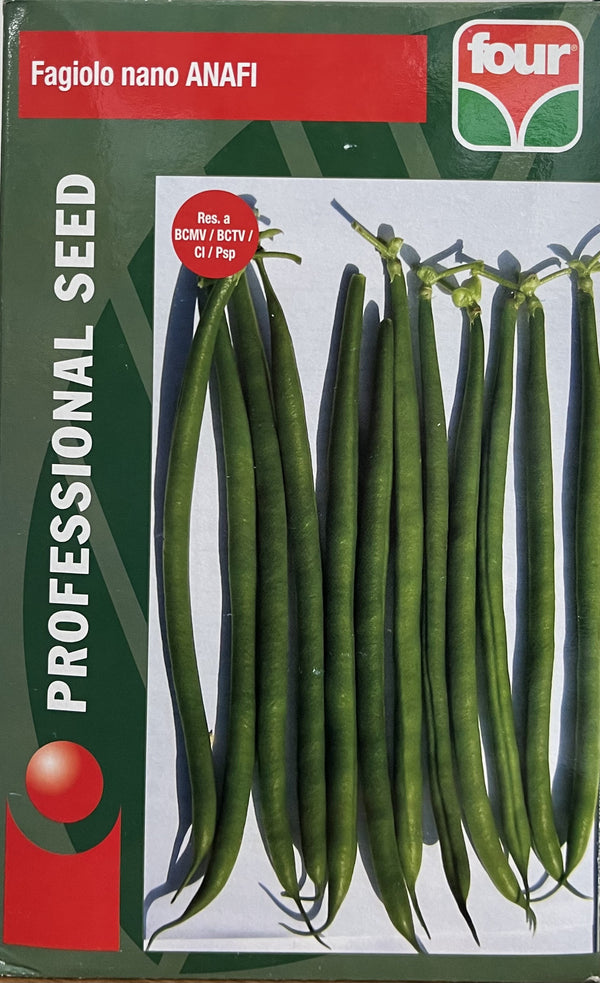 Fagiolo - Nano - ANAFI - Mangiatutto - precoce - serra - pieno campo - resistente - blumen - four